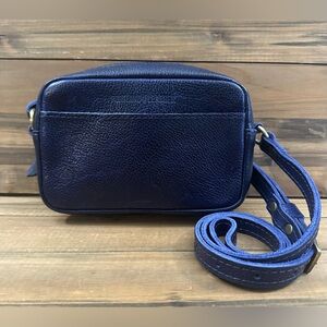 Portland Leather Camera Crossbody Handbag